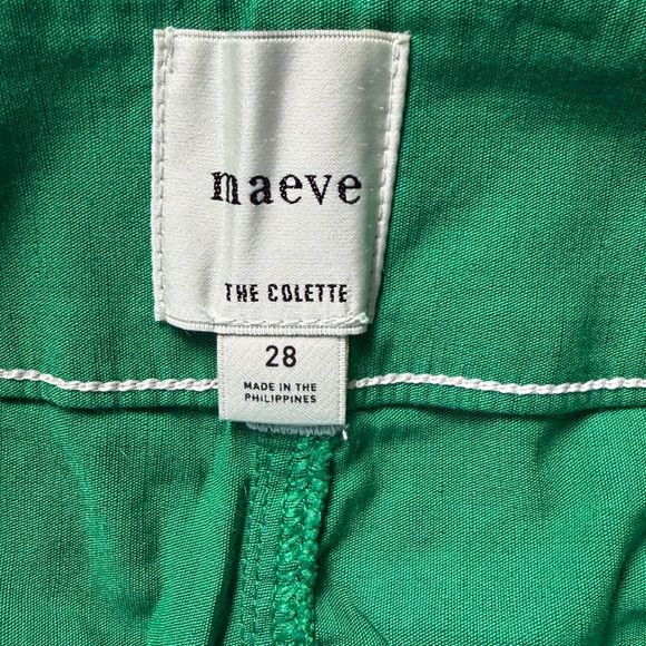 Maeve Vibrant Green Casual Pants - Picture 2 of 3